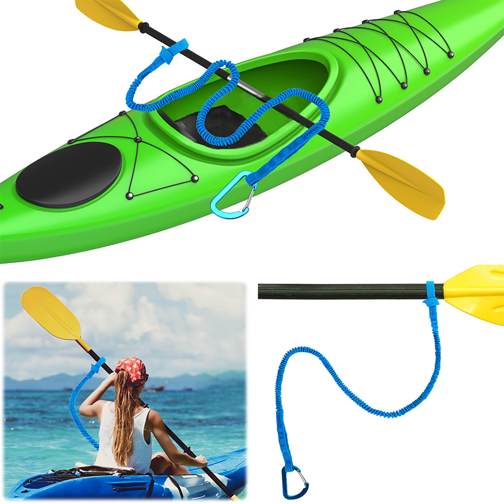 Fishing Kayak Paddle - 4~1 SZT. Smycz do wiosła kajakowego,
