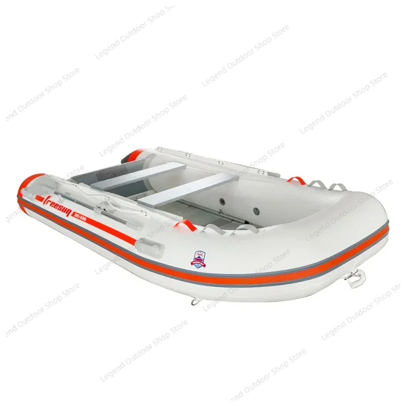 Fishing Kayak Inflatable - Dwuosobowy, gruby, dmuchany kajak z twardym