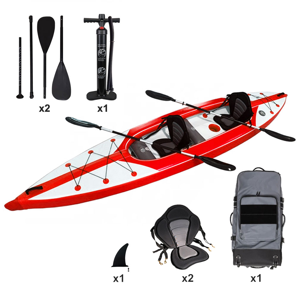 Fishing Kayak Sit In - Dwuosobowy ponton wędkarski z technologią Drop