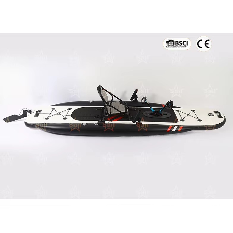 Fishing Kayak Sit In - Fabrycznie produkowany dmuchany kajak wędkarski z
