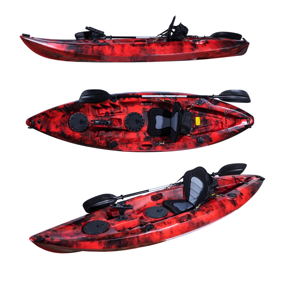 Fishing Kayak Sit In - Wyprodukowano w Chinach Jednoosobowy kajak wędkarski