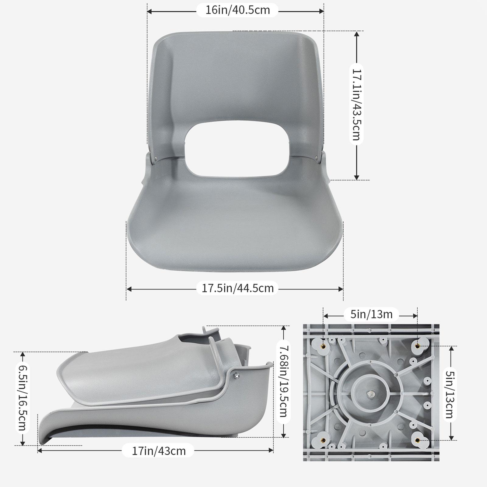 Fishing Kayak Seat - Składane siedzisko do łodzi z wysokim