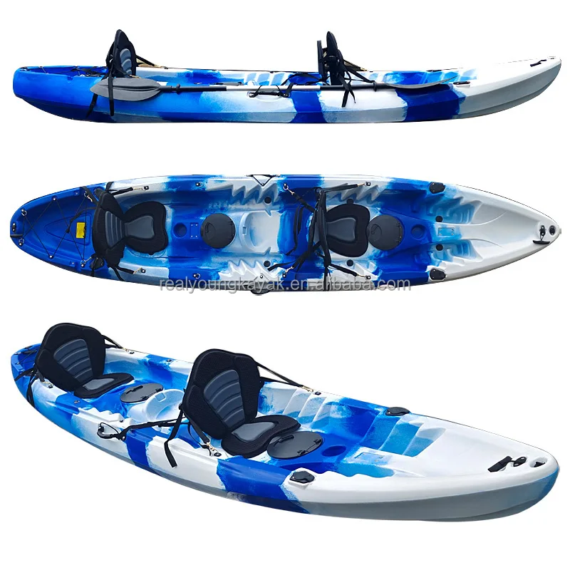 Fishing Kayak Sit In - Kajak tandemowy rotomoldowany 2026, rodzinny, typu