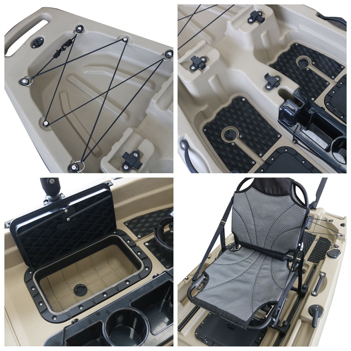 Nowy modułowy kajak 2025, 9,5  – Fishing Kayak Pedal Drive recenzja i cena