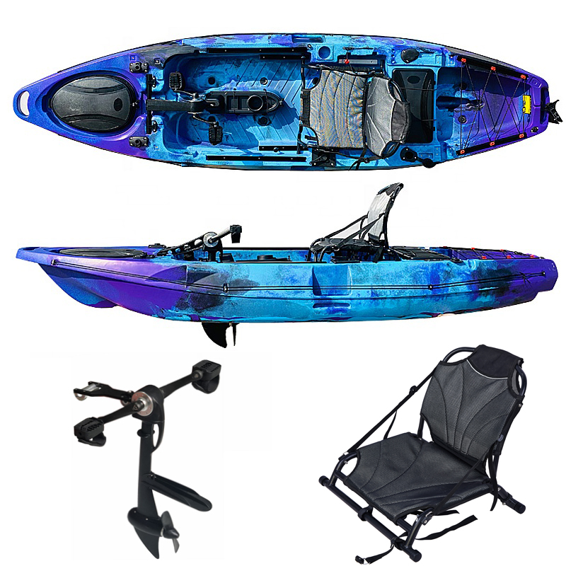 Zmotoryzowany jednoosobowy kaj – Fishing Kayak Trolling Motor recenzja i cena