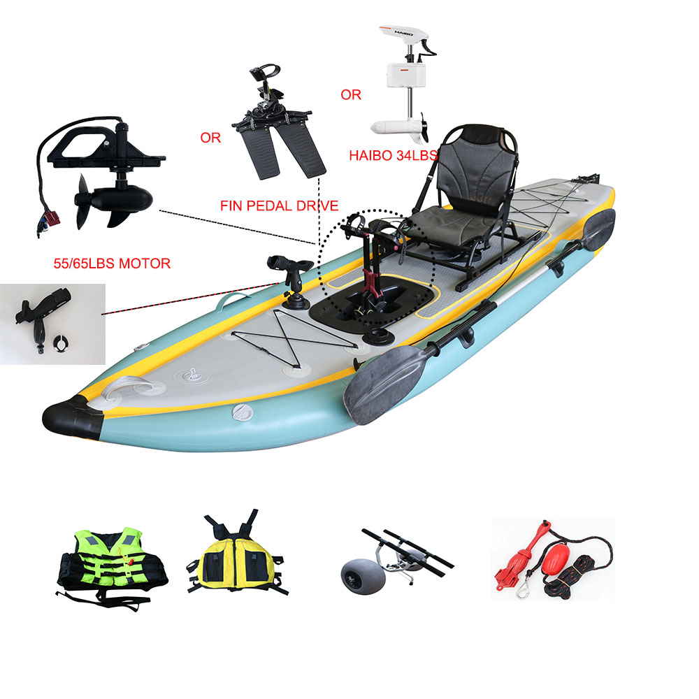 Składany, dmuchany kajak wędka – Fishing Kayak Sit In recenzja i cena