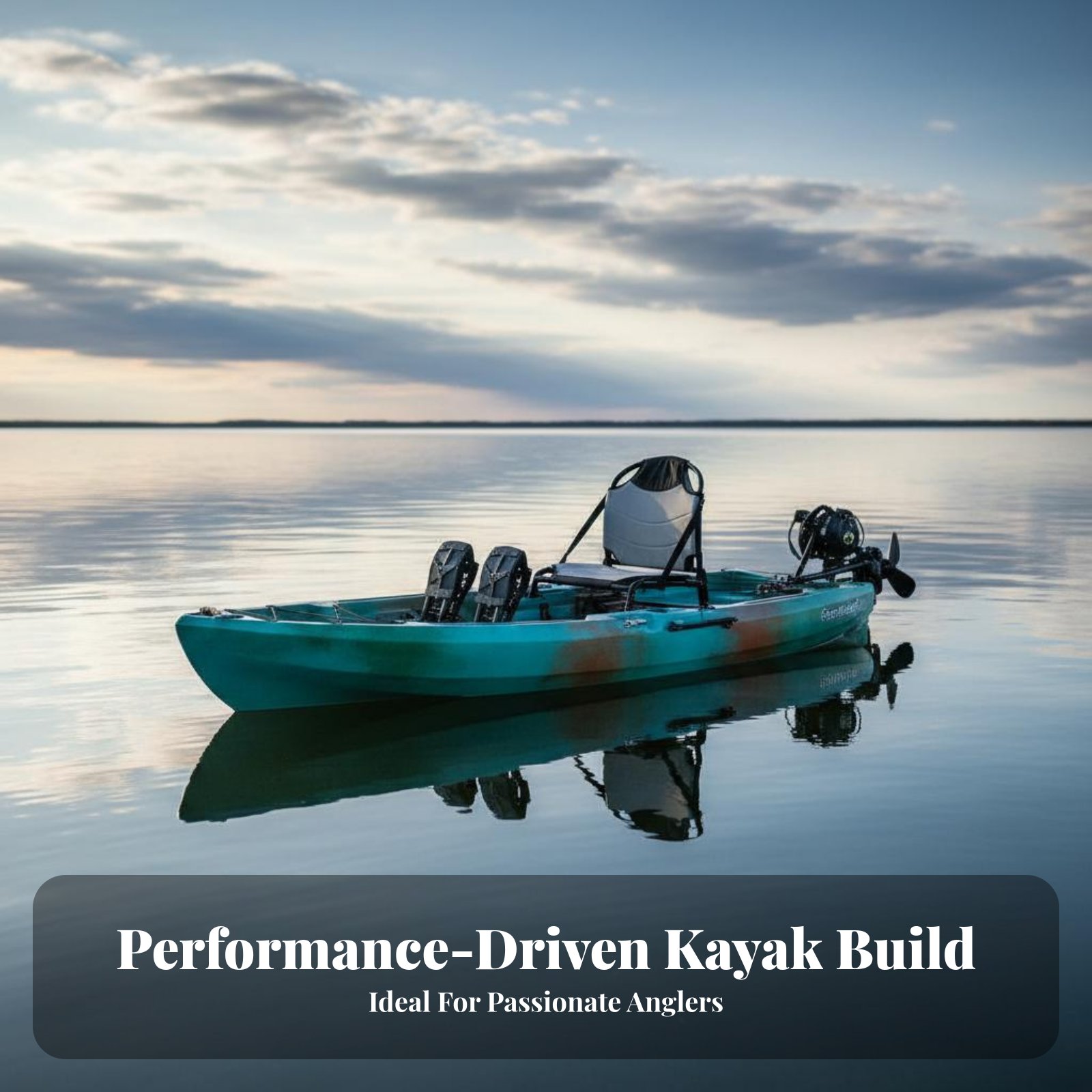 Łódź wędkarska z napędem pedał – Fishing Kayak Pedal Drive recenzja i cena