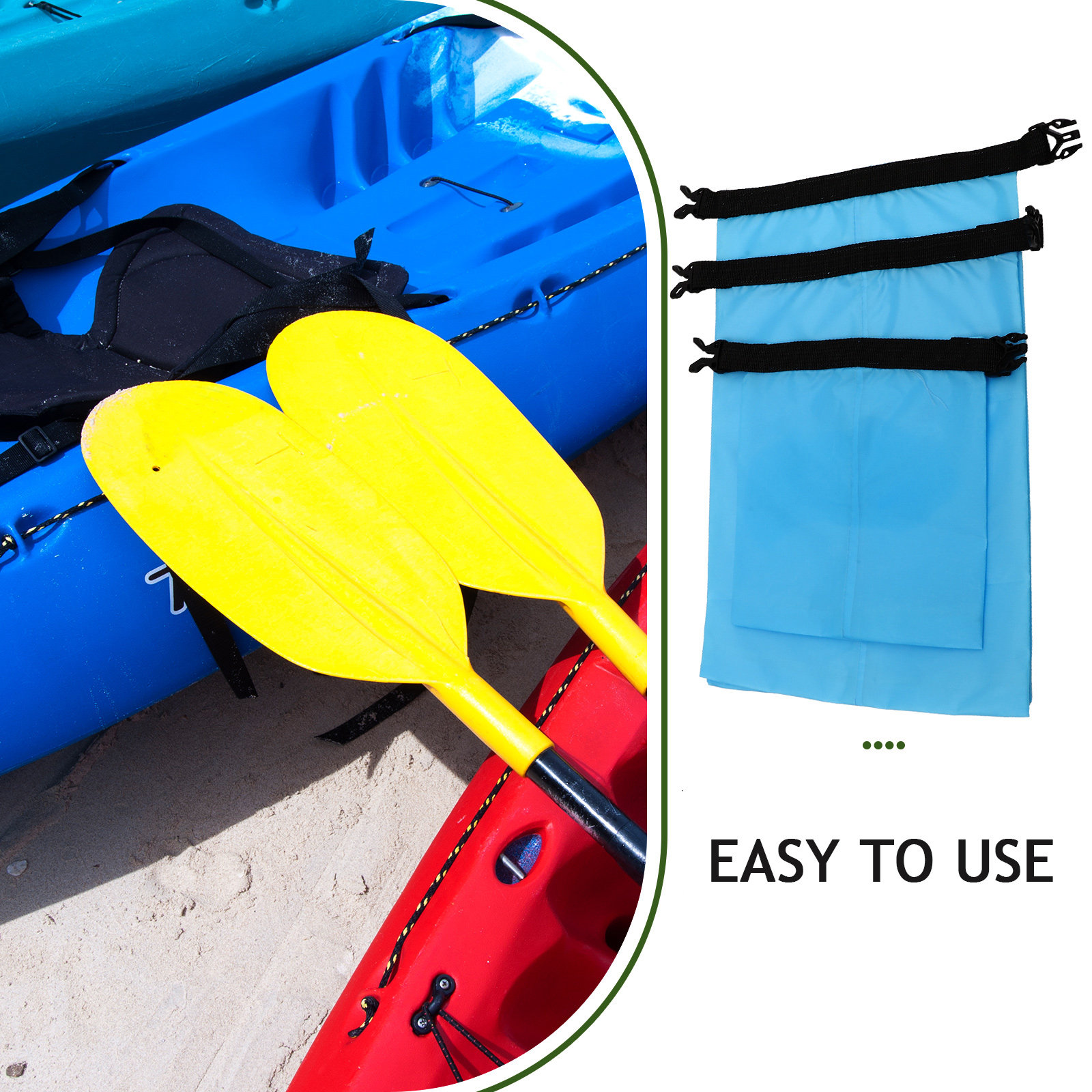 Zestaw 3 wodoodpornych toreb k – Fishing Kayak Storage Bag recenzja i cena