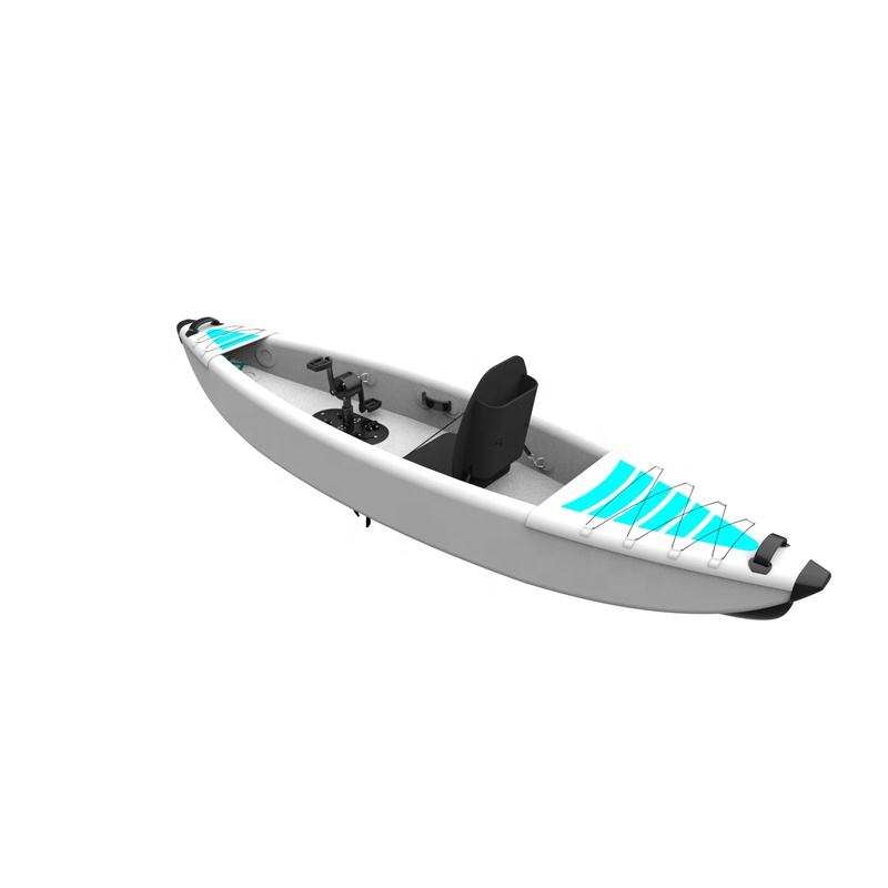 Kajak dmuchany STLF z napędem  – Fishing Kayak Pedal Drive recenzja i cena