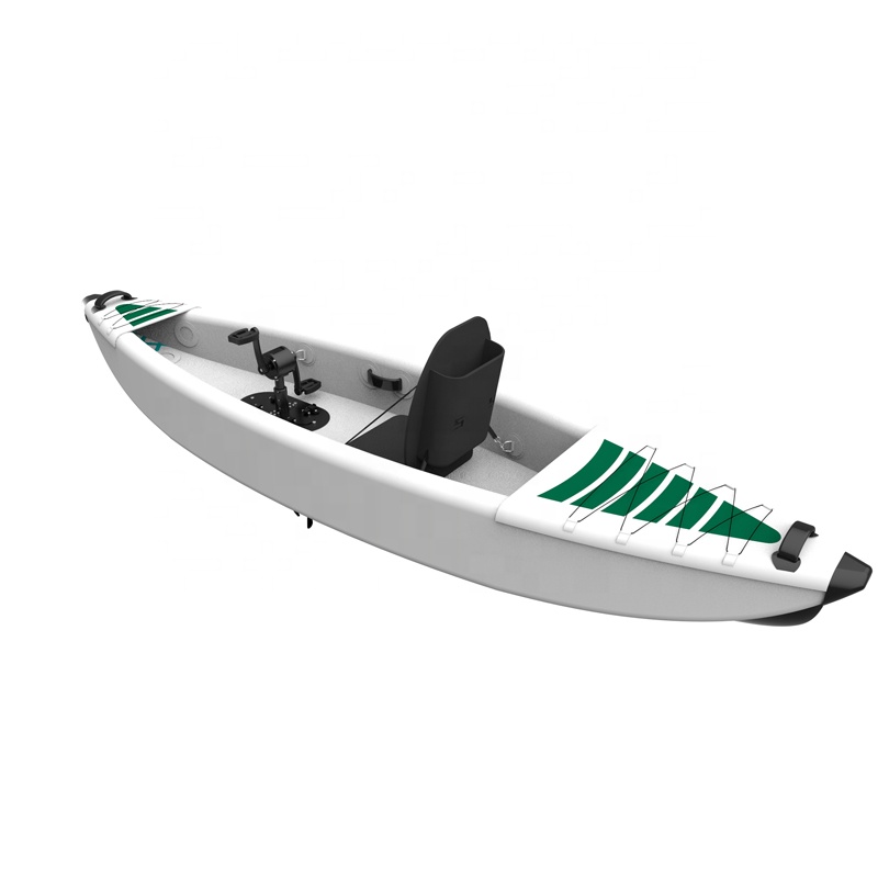Kajak dmuchany STLF z napędem  – Fishing Kayak Pedal Drive recenzja i cena