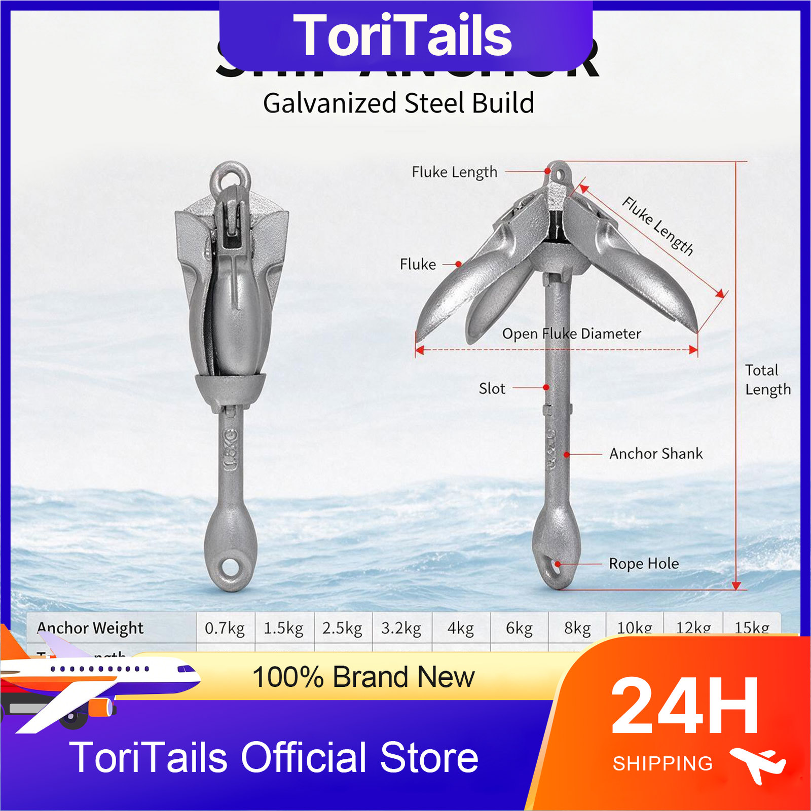 KOETSU Składana kotwica do łod – Fishing Kayak Anchor recenzja i cena