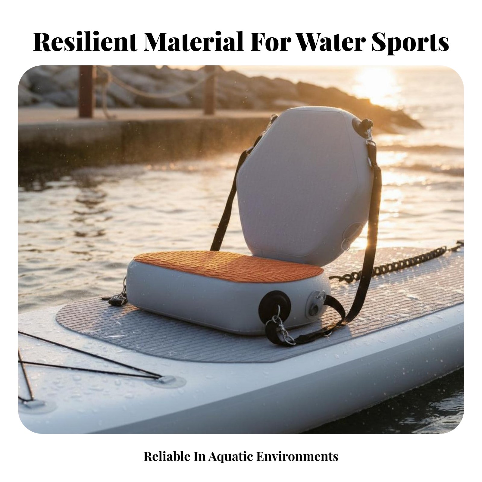 Nadmuchiwane siedzisko do kaja – Fishing Kayak Seat recenzja i cena