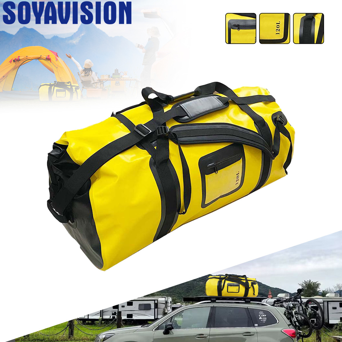 40L/66L/120L Wodoodporna torba – Fishing Kayak Crate recenzja i cena