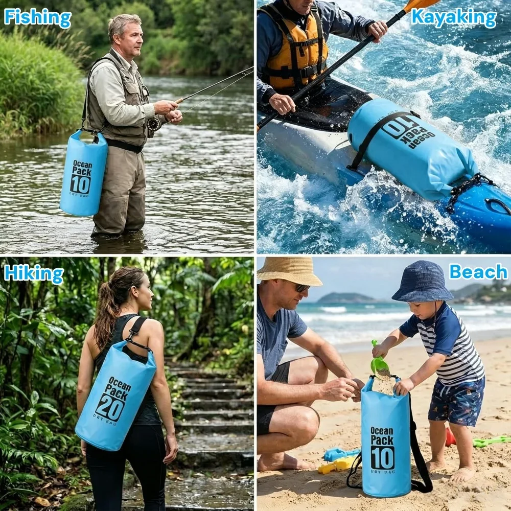 Wodoszczelna torba sucha 500D, – Fishing Kayak Storage Bag recenzja i cena