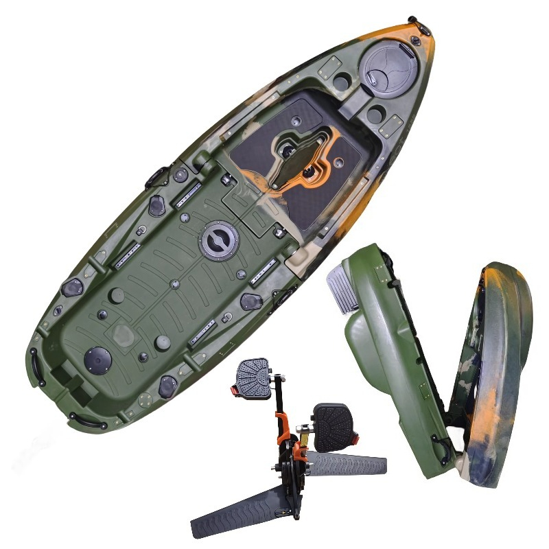 Kajak wędkarski składany z two – Fishing Kayak Pedal Drive recenzja i cena