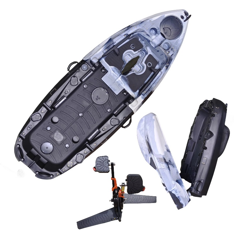 Kajak wędkarski składany z two – Fishing Kayak Pedal Drive recenzja i cena