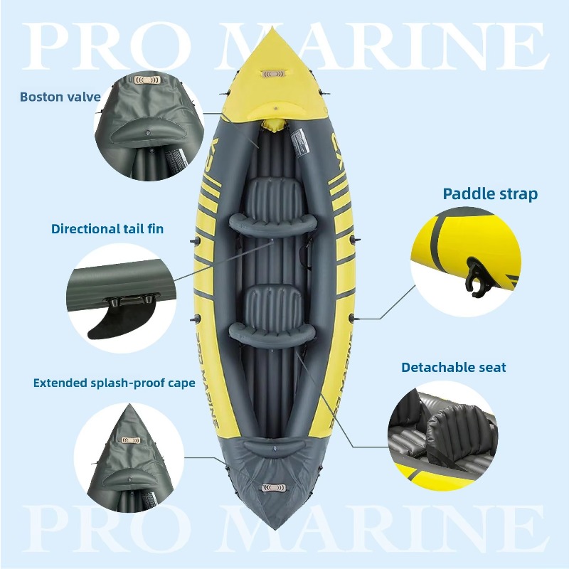 Uniwersalna pontonowa łódź do  – Fishing Kayak Inflatable recenzja i cena