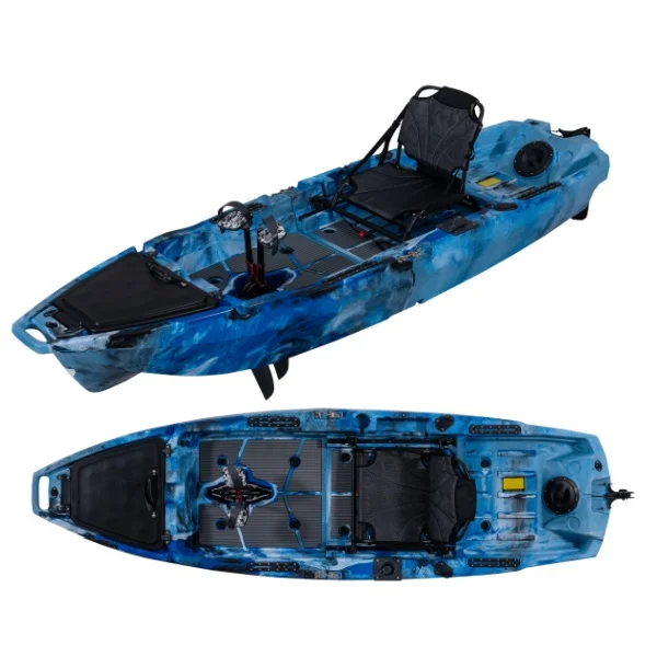 Modułowy 1-osobowy plastikowy  – Fishing Kayak Pedal Drive recenzja i cena